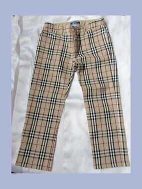 Burberry Blue Label Pants Size 38(EU) logo embroidery. label in Japanese